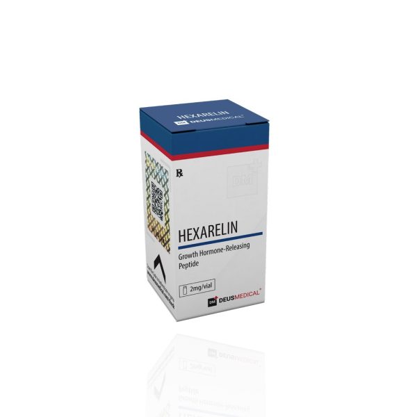 para deportistas | HEXARELIN (Growth Hormone-Releasing Peptide) 2 mg Deus Medical embalaje | foto |