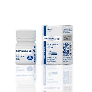 para deportistas | Clomiphene citrate 50 mg Somatrop-Lab embalaje | foto |